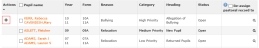 Transfer of Owndership grid with plus icon highlighted