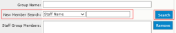 New Member Search options