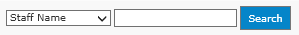 The two Staff Search drop lists
