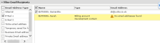 Filter Email Recipients section