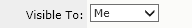 Visible To drop list