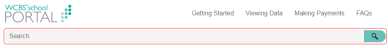 Online Help Search bar
