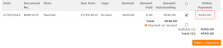Billing - Outstanding Items tab, Online Payment