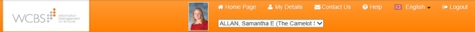WCBS schoolPORTAL Header
