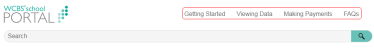 Online Help header with drop lists highlighted