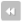 Two white arrows pointing left in a grey box