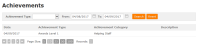 Achievements page