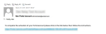 Example activation email