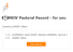 Pastoral Management notification email.